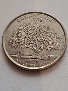USA 1/4 Dollara Connecticut 1999 r P