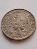 2 zł Żniwiarka 1925 r kropka