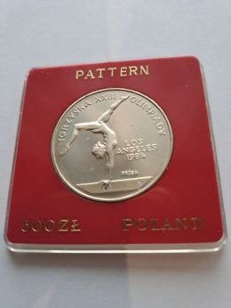 500 zł Igrzyska Los Angeles 1983 r próba