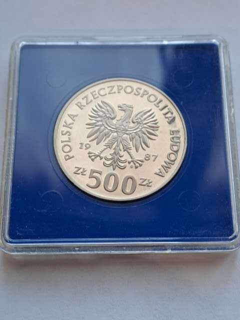 500 zł XV Igrzyska Olimpijskie Calgary 1987 r
