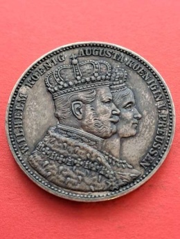 Niemcy Talar Koronacyjny Prusy 1861 r