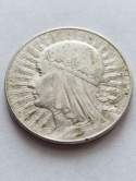 10 zł Głowa Kobiety 1932 r znak