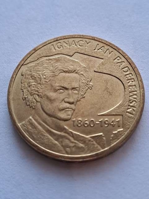 2 zł Jan Paderewski 2011 r