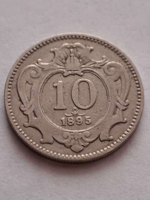 Austria 10 haler Franciszek Józef 1895 r