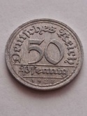 Niemcy 50 Pfenning Weimar 1922 r G