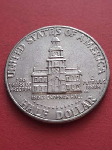 USA 1/2 Dollara Kennedy 1976 r D