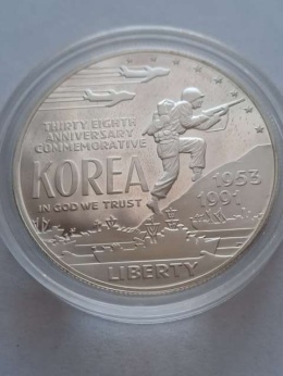 USA Dollar Wojna Koreańska 1991 r P
