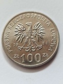 100 zł Jadwiga 1988 r bez znaku