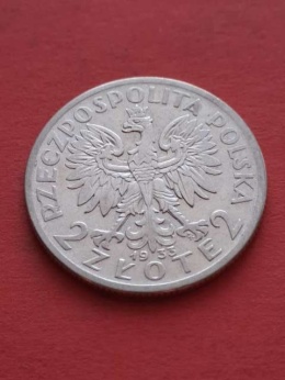 2 zł Głowa Kobiety 1933 r