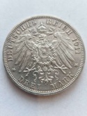 Niemcy 3 Marki Wirtembergia 1911 r