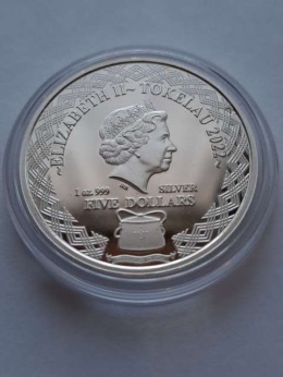 Tokelau 5 dolarów Ryby 2022 r