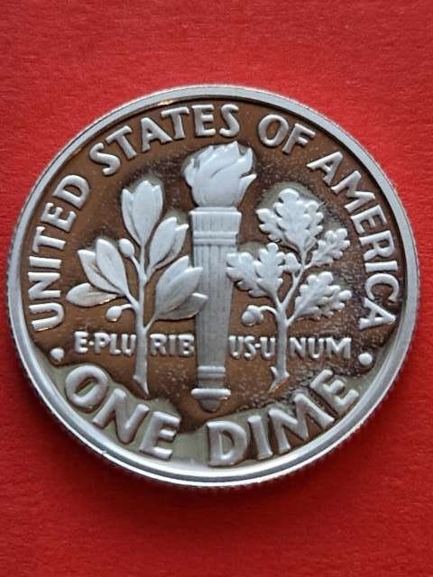 USA 10 Centów Roosevelt 2007 r S proof