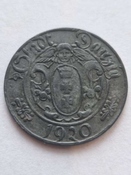 WMG 10 Fenigów Duże Cyfry 1920 rzadkie