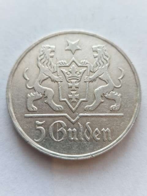 WMG 5 Guldenów 1923 r