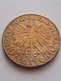 10 zł Głowa Kobiety 1932 r bez znaku