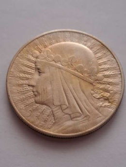 10 zł Głowa Kobiety 1933 r