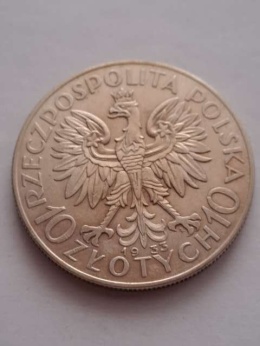 10 zł Głowa Kobiety 1933 r