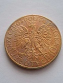 10 zł Głowa Kobiety 1932 r znak