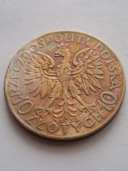 10 zł Głowa Kobiety 1933 r