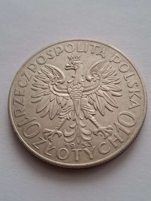 10 zł Głowa Kobiety 1933 r