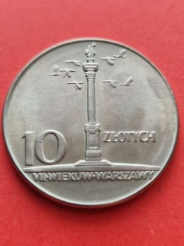 10 zł Kolumna Zygmunta Duża 1965 r