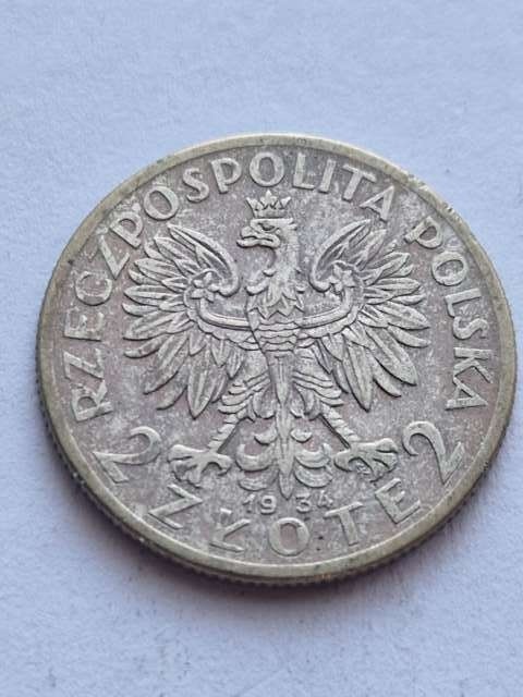 2 zł Głowa Kobiety 1934 r
