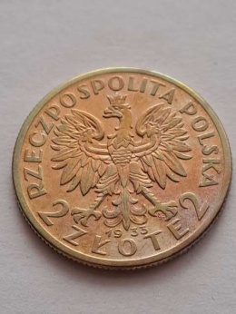 2 zł Głowa Kobiety 1933 r