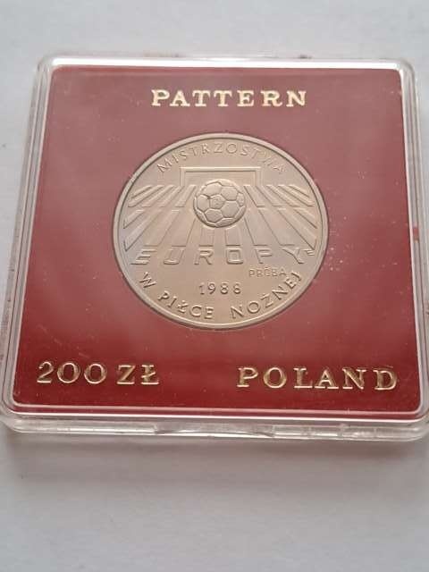 200 zł Mistrzostwa Europy w Piłce Nożnej 1987 r