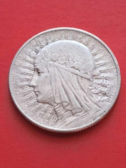 5 zł Głowa Kobiety 1934 r