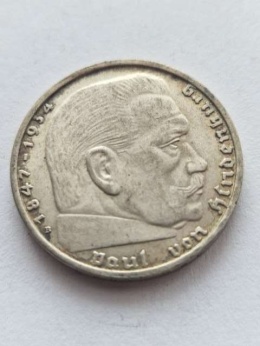 Niemcy 2 Marki Hindenburg 1938 r E