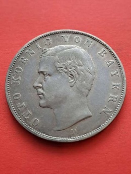 Niemcy 3 Marki Bayern 1909 r