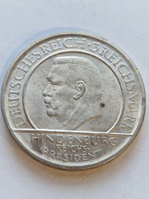 Niemcy 3 marki Konstytucja 1929 r F