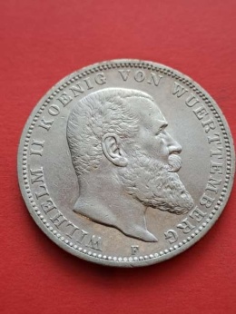 Niemcy 3 Marki Wirtembergia 1910 r