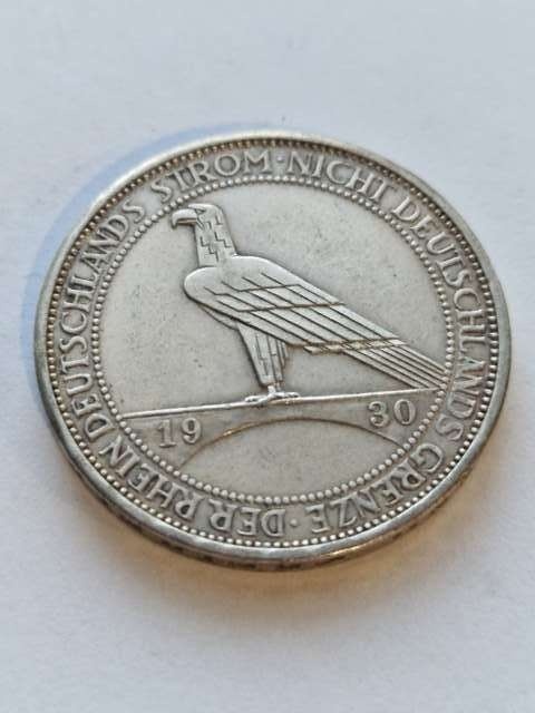 Niemcy 3 marki Wyzwolenie Nadrenii 1930 r F