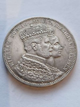 Niemcy Talar Koronacyjny Prusy 1861 r