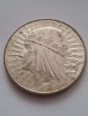 10 zł Głowa Kobiety 1932 r znak