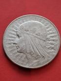 10 zł Głowa Kobiety 1932 r znak