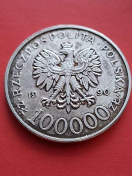 100 tys Solidarność typ A 1990 r