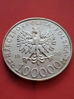 100 tys Solidarność typ A 1990 r