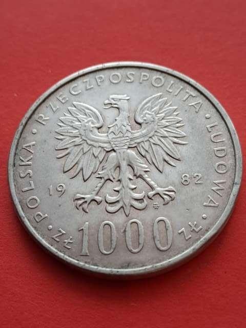 1000 zł Jan Paweł II 1982 r