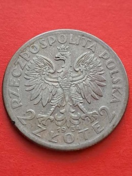 2 zł Głowa Kobiety 1934 r