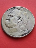 5 zł Józef Piłsudski 1934 r destrukt