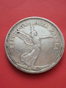 5 zł Nike 1928 r znak