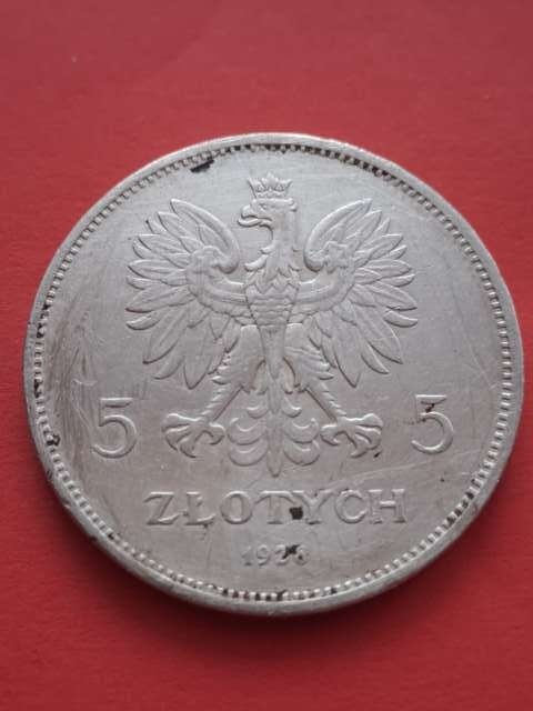 5 zł Nike 1928 rok bez znaku