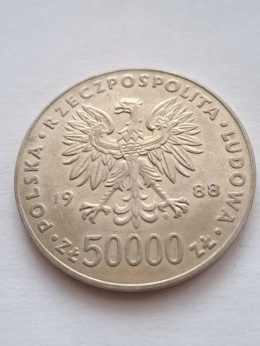 50 tys Józef Piłsudski 1988 r