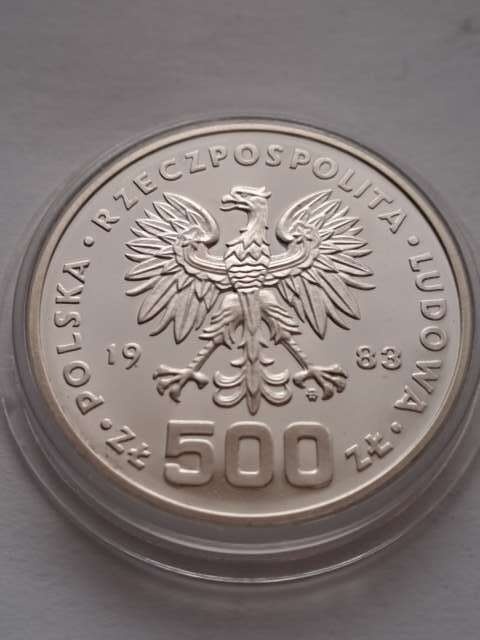 500 zł Zimowe Igrzyska Sarajewo 1983 r próba