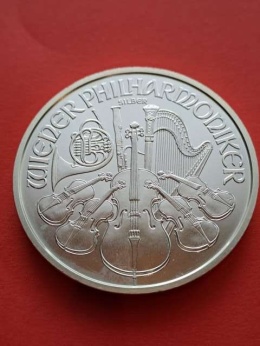 Austria 1,5 euru Filharmonik 2014 r z tuby
