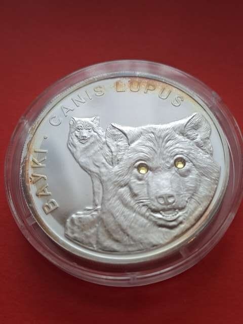 Białoruś 20 Rubli Wilk 2007 r