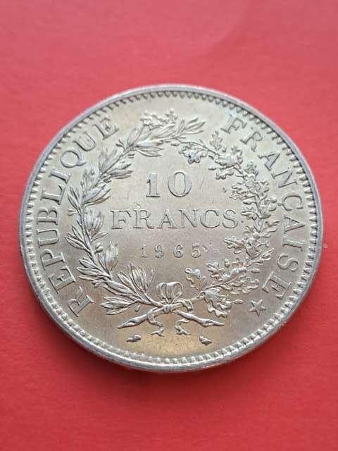 Francja 10 Franków Herkules 1965 r