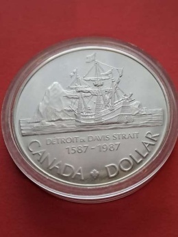 Kanada 1 Dolar Cieśnina Davisa 1987 r